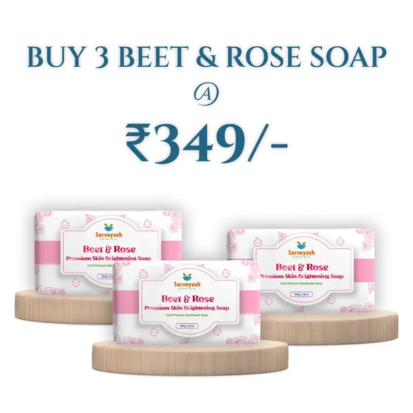 3x Beet & Rose Soap