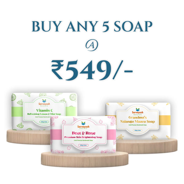 Pack Of Any 5 Hand Made Soap