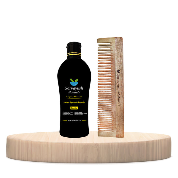100 ML Hair Oil + Neem Comb