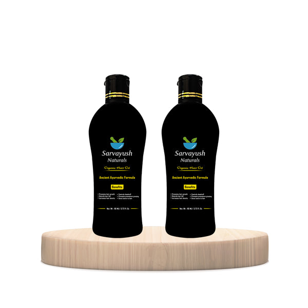 2 × 110 ML Organic Hair Oil