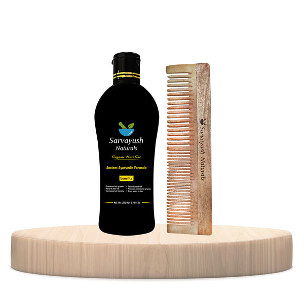 200 ML Hair Oil + Neem Comb