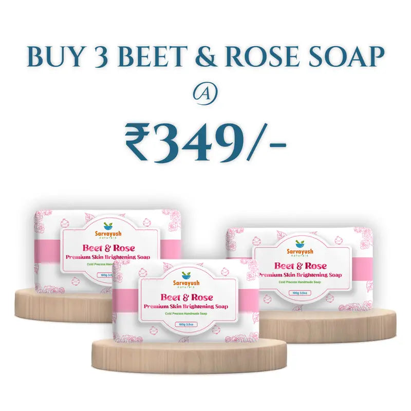 3x Beet & Rose Soap