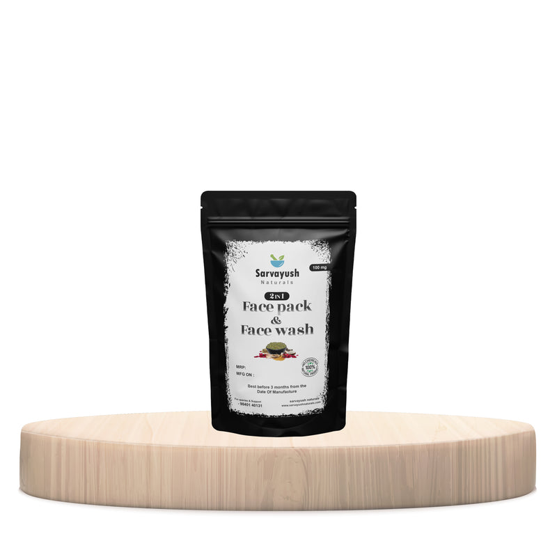 100g Face Pack and Face Wash Powder