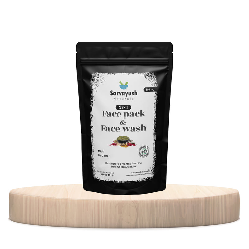 500 g 2 in 1 Face Pack and Face Wash